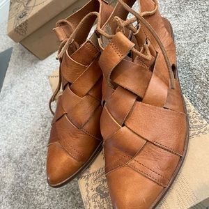 free People Destino woven Flat